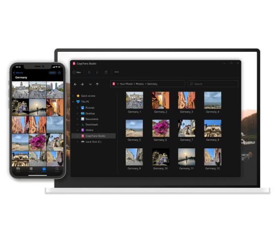 WindowsエクスプローラからiPhoneの写真にアクセス