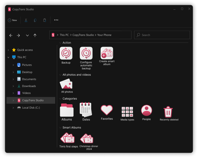 iPhoneの写真を自動バックアップ