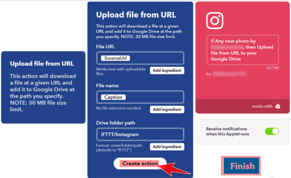 インスタ写真をダウンロードするため、IFTTTを使うこと