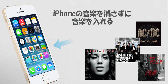 iPhoneに音楽を入れる