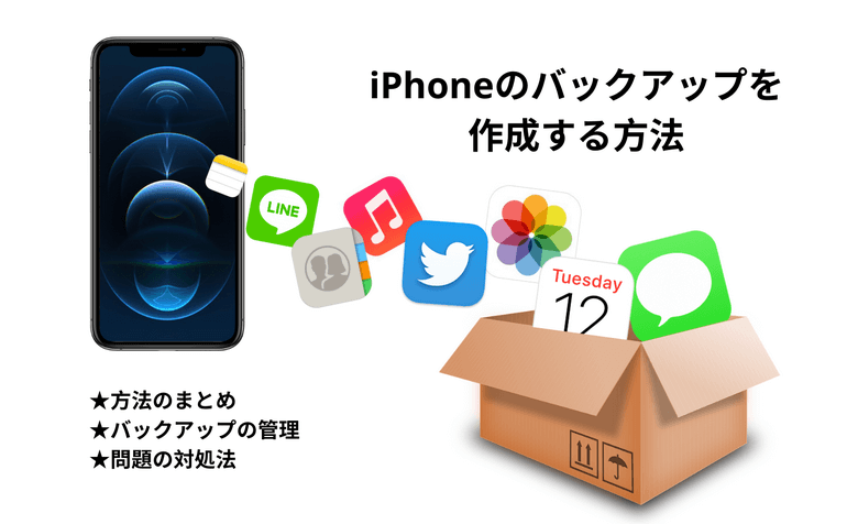 iPhoneバックアップを作成する方法