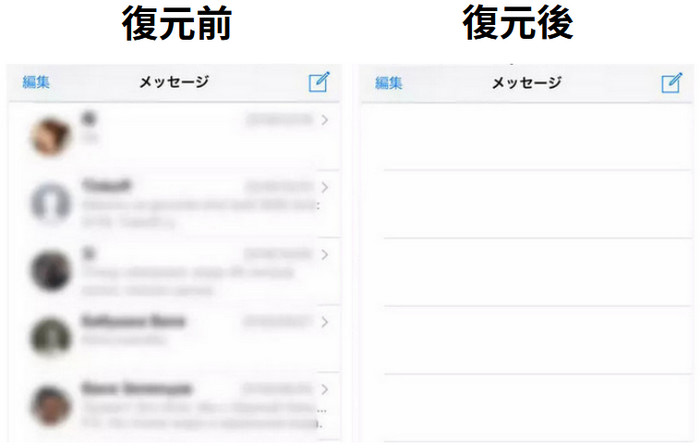 CTSで削除されたメッセージを表示