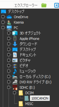 CopyTrans PhotoでSDカードの写真を表示する