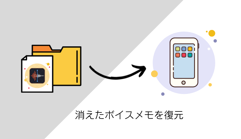 消えたボイスメモを復元する