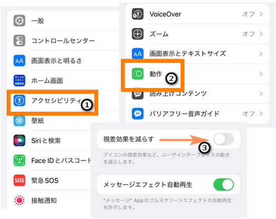 iPadのアクセシビリティ 