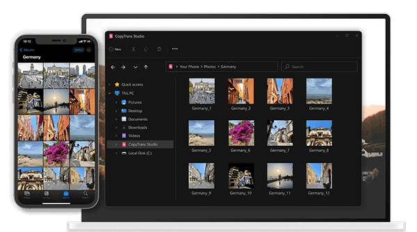 CopyTrans Studio main